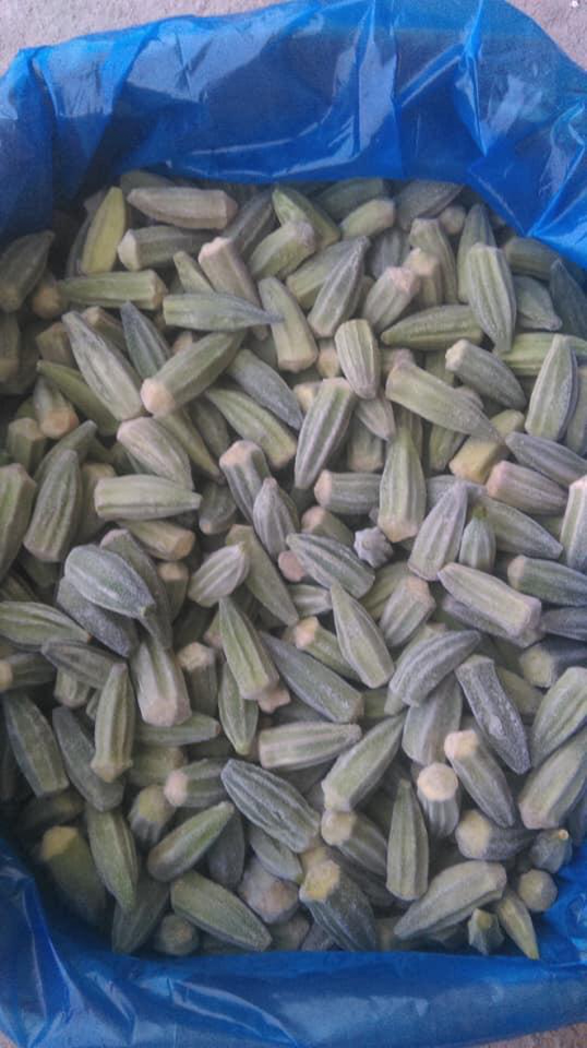 Frozen okra excellent