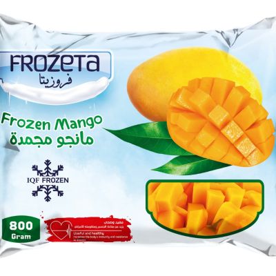 Замороженные кубики манго