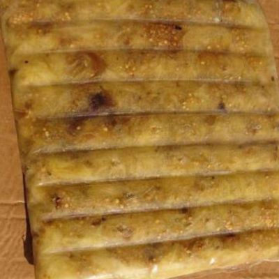 Frozen grilled eggplant