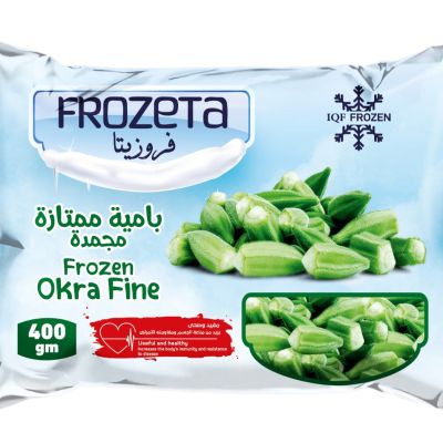 Frozen okra extra